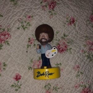 Bob ross speaking bobble head